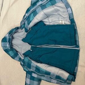 Cat & Jack Teal and Light Blue Kids Jacket